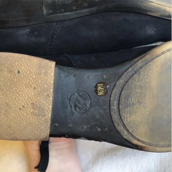 Lucky Brand Benne Studded Black Booties - Picture 4 of 8